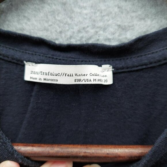 Zara Trafaluc Fall Winter Collection Black "London" Graphic Tee Short Sleeve Wom - Picture 2 of 3